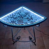 Tavolino in ferro battuto 