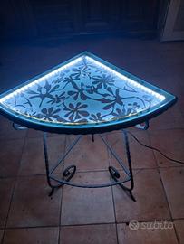Tavolino in ferro battuto 