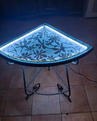 Tavolino in ferro battuto 