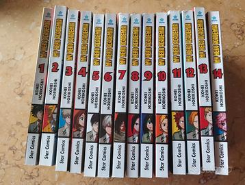 My Hero Academia - Volumi 1-14  +  3 libri omaggio