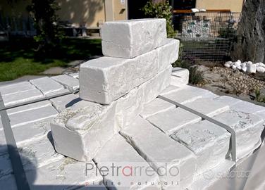 Bordure per aiuole in marmo bianco