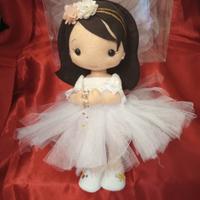 bambola prima comunione 