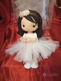 bambola prima comunione 