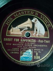 Lotto di 12 dischi 78 giri.