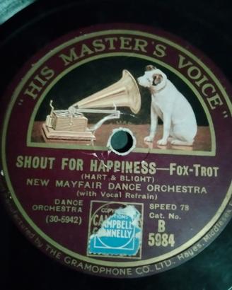 Lotto di 12 dischi 78 giri.