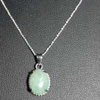 Collana in argento 925 e acquamarina naturale 