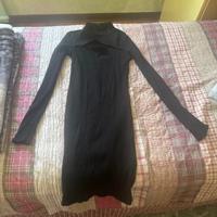 Vestito maniche lunghe attilato in maglina