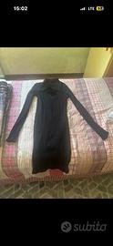 Vestito maniche lunghe attilato in maglina