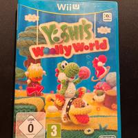 Yoshi’s wooolly world Wii U + amiibo yoshi in lana