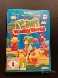 Yoshi’s wooolly world Wii U + amiibo yoshi in lana