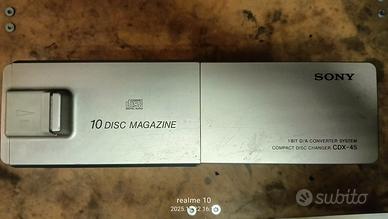 Lettore 10 CD Sony per auto 