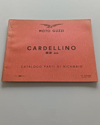Catalogo parti ricambio Moto Guzzi Cardellino 83cc