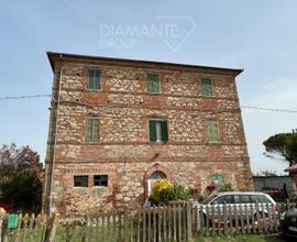 Appartamento con cantina, annessi e terreno