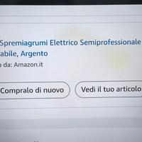 spremiagrumi semiprofessionale elettrico