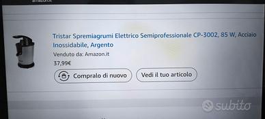 spremiagrumi semiprofessionale elettrico