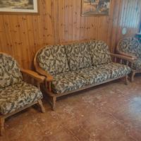 divano con 2 poltrone 