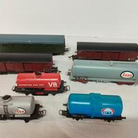 Lotto di n 7 vagoni merci Jouef made in France 