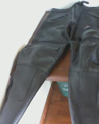 PANTALONI UOMO PELLE MOTOR SPORT TG US 40