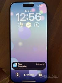 Iphone 16 Pro Black titanium 256 GB. Perfetto