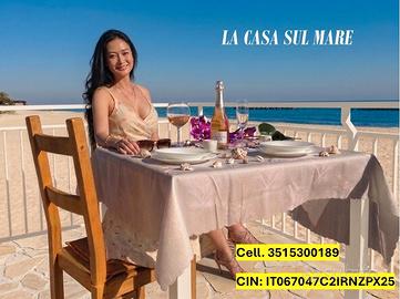La casa sul mare con accesso diretto alla spiaggia