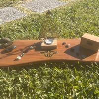 Tavola in legno di ulivo massiccio Zen