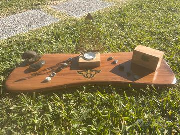 Tavola in legno di ulivo massiccio Zen