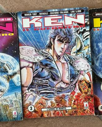 Kenshiro ken il guerriero star comics lotto di 3