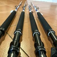 4 Canne da pesca in mare a drifting / traina