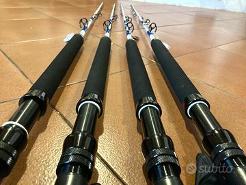 4 Canne da pesca in mare a drifting / traina