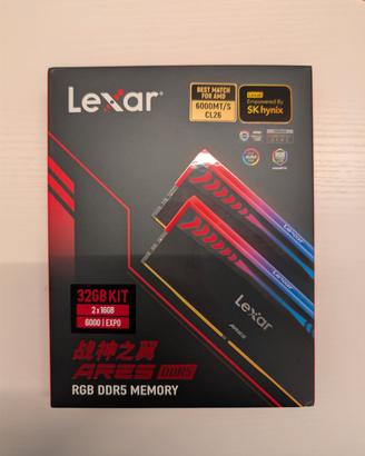 RAM Lexar Ares 32GB (16X2GB) DDR5 6000MT/s CL26