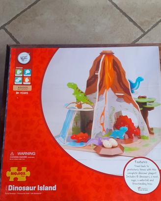 Gioco Dinosaur Island in legno