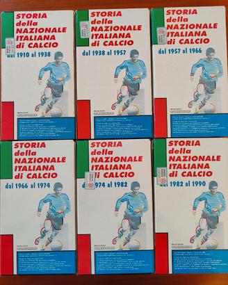 6 VHS sulla storia della Nazionale di calcio