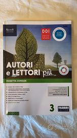 Libro di letteratura "AUTORI E LETTORI PIÙ 3"