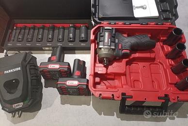 Set avvitatore a impulsi parkside 