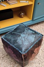 pouf similpelle 38 cm