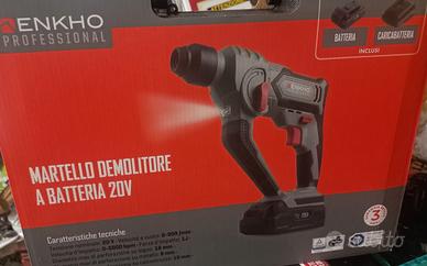 Trapano/martello demolitore a batteria 20v