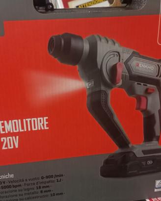 Trapano/martello demolitore a batteria 20v