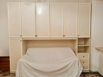 Camera a ponte e armadio coordinato