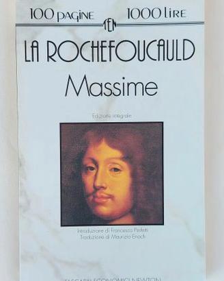 Massime La Rochefoucauld 1°Ed:Newton Compton, 1993