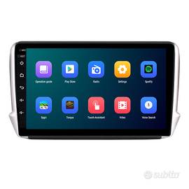 ANDROID autoradio navigatore Peugeot 208 2008 GPS