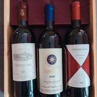 lotto vino supertuscan 