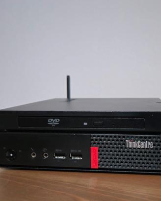 PC Lenovo M910Q Tiny con Lettore Dischi e Wi-Fi