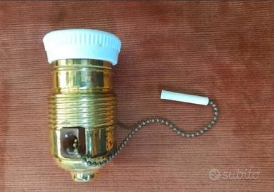 PORTALAMPADA (n 1 pezzo) CON INTERRUTTORE A CATENA