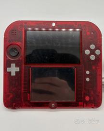 NINTENDO 2DS ROSSA TRASPARENRE
