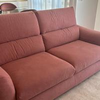 Divano Rosini rosa antico