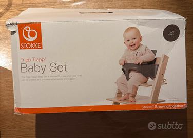 Tripp trapp baby set stokke