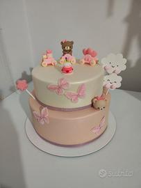 Torta scenografica nascita