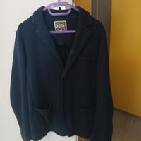 giacca blazer felpa blu