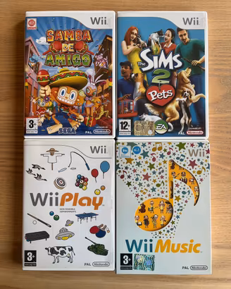 4 giochi Nintendo Wii