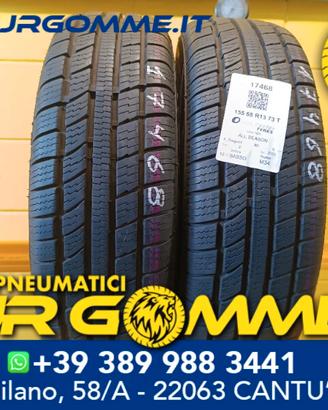 2 Gomme al 80% 155/65/13 OVATION 4 Stagioni - Cant